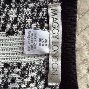 Maggy London Monochrome Knit Dress
